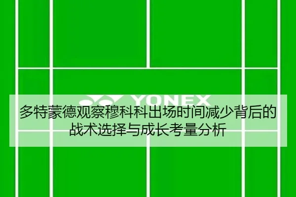 多特蒙德观察穆科科出场时间减少背后的战术选择与成长考量分析